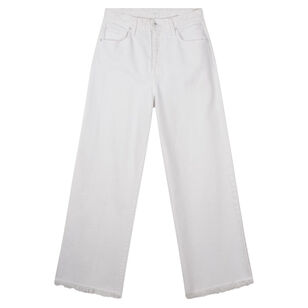 Jude High Rise Crop Wide Leg Jeans